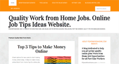 Desktop Screenshot of pqworkfromhome.com